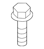 284172F000 - Exhaust: Heat Shield Bolt for Hyundai Image