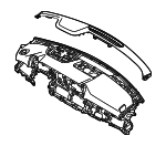 84710GG000DFS - Body: Instrument Panel for Kia Image