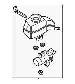 3Q1614019E - Body: Master Cylinder for Volkswagen Image