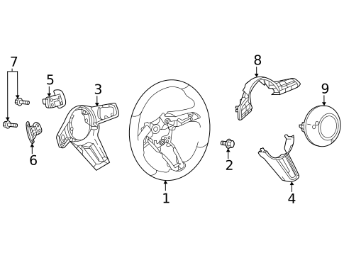 Steering Wheel & Trim for 2023 Mazda MX-30 EV #0