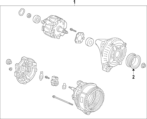 Alternator for 2023 Honda Accord #1