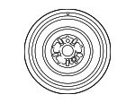 4261106380 - Suspension: Wheel, Spare for Toyota Image image