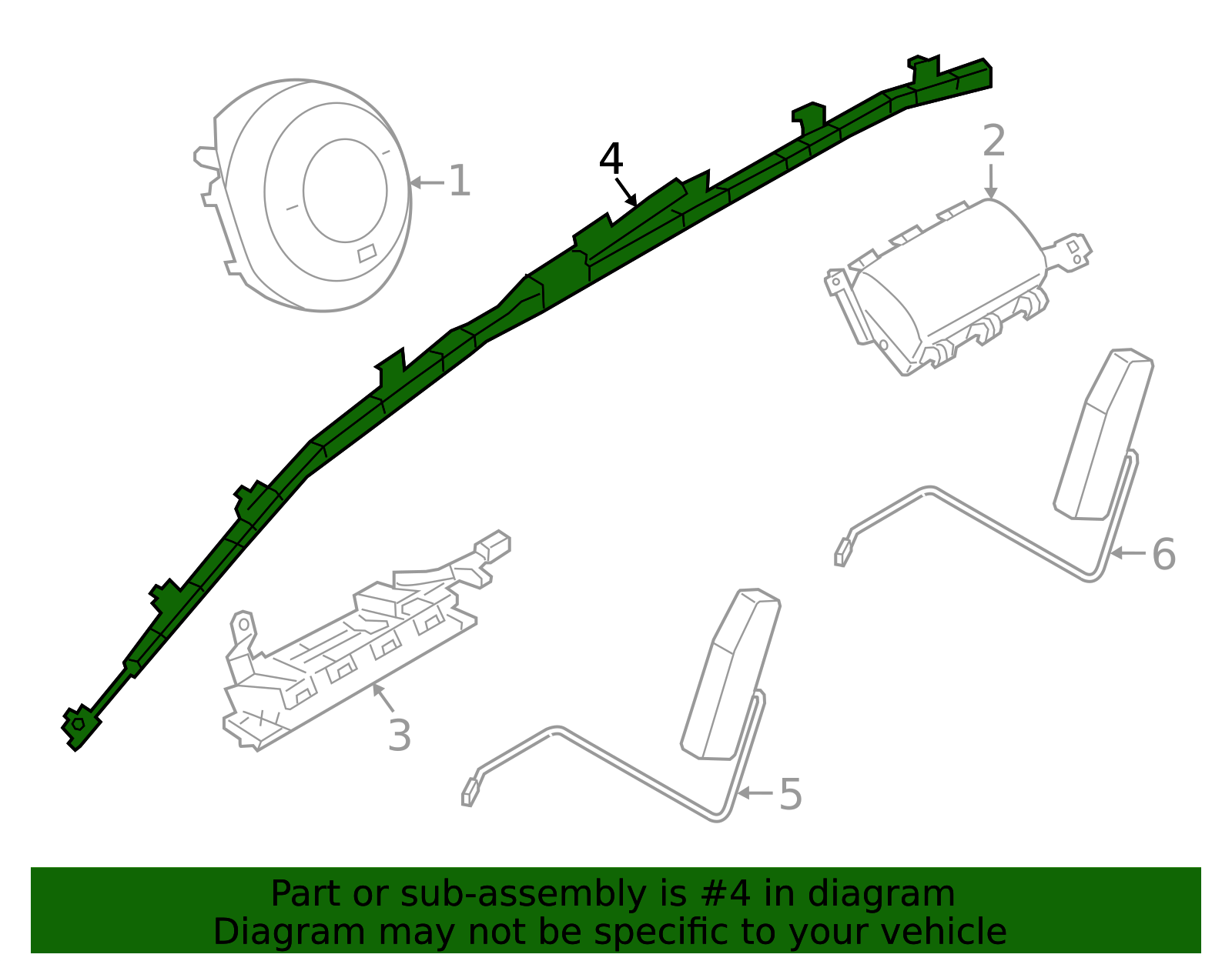 2024-2025 Mazda CX-90 Head Air Bag KMV6-57-KN0B | OEM Parts Online