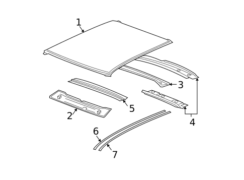 Roof & Components for 2007 Chevrolet Malibu #0
