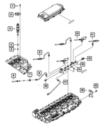 R8310747AA - Fuel: Fuel Injector, Remanufactured for Mopar Image