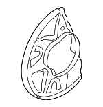 PAB61531102 - Brakes: Splash Shield for Porsche Image image