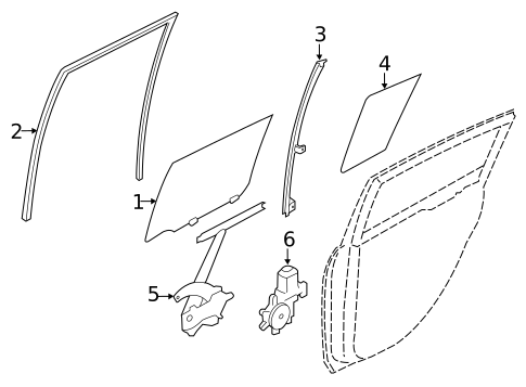Rear Door for 2022 Nissan LEAF #1