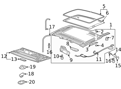 Sunroof for 2005 Pontiac Aztek #0