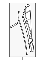 74157TGHA00 - Body: Air Outlet for Honda: Civic Image