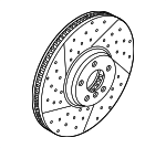 34106895648 - Brakes: Rotor for BMW: 230i, 330e, 330e xDrive, 330i, 330i xDrive, 430i, 430i Gran Coupe, 430i xDrive, 430i xDrive Gran Coupe, M2, M340i, M340i xDrive, M440i, M440i Gran Coupe, M440i xDrive, M440i xDrive Gran Coupe Image