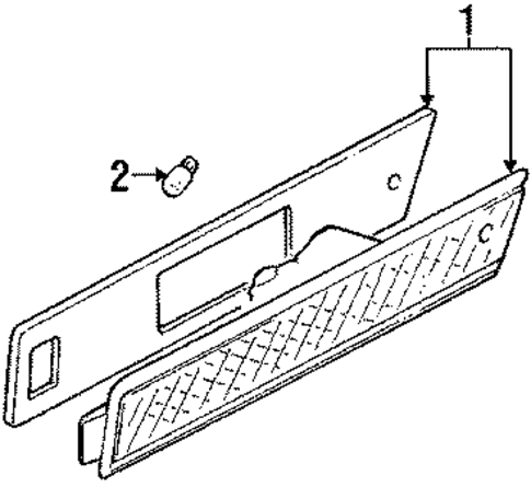 Side Marker Lamps for 1986 Volkswagen Golf #0