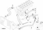 11537505831 - : Water Hose for BMW Image