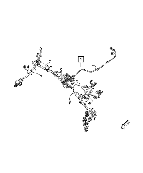 Wiring-Instrument Panel for 2013 SRT Viper #0