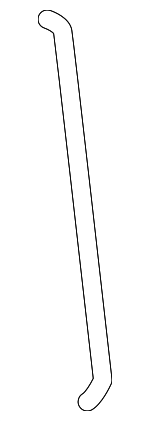 25818001 - Body: Cylinder Rod for Chevrolet: Malibu | Saturn: Aura Image