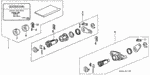 6721SH3415 - Electrical/Exhaust/Heater/Fuel: TUMBLER KIT, KEY CYLINDER for Honda Image