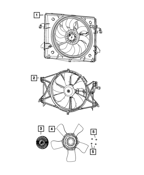 Radiator and Related Parts; Charge Air Cooler for 2024 Ram 1500 Classic #3