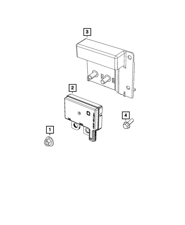 « 6035723 – Electrical : Hexagonal Ecrou Et Rondelle pour Mopar Image »
