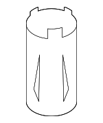 LA1068D21 - Body: Quarter Pillar Trim Retainer for Mazda: 5, 6, MPV, MX-5 Miata, MX-6, RX-7, RX-8 Image