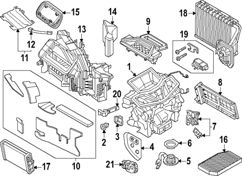 Condenser, Compressor & Lines for 2024 BMW 740i #1