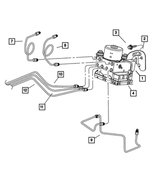 5093396AA - Service Brakes: Anti-lock Brake System Hydraulic Control Unit for Chrysler: PT Cruiser | Dodge: Neon Image