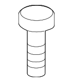 C2C16641LEG - Body: Front Trim Fastener for Jaguar: F-Pace, F-Type, I-Pace, X-Type, XK, XKR, XKR-S Image