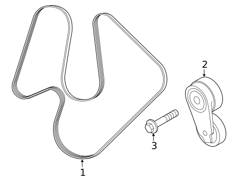 Belts & Pulleys for 2021 Fiat 500X #0