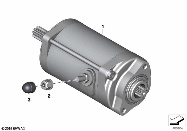 12418562101 - : Starter for BMW-Motorrad Image