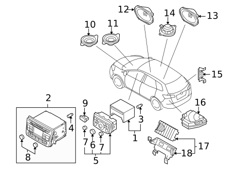 Sound System for 2011 Mazda CX-9 #0