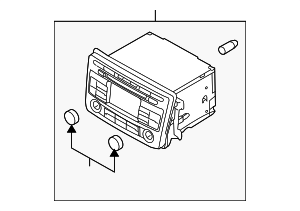 TG17669RX - : Radio for Mazda Image