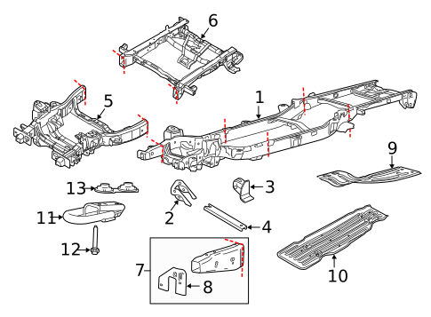 Frame & Components for 2019 Ford F-150 #0