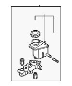 585101G000DS - Body: Master Cylinder for Kia: Rio, Rio5 Image