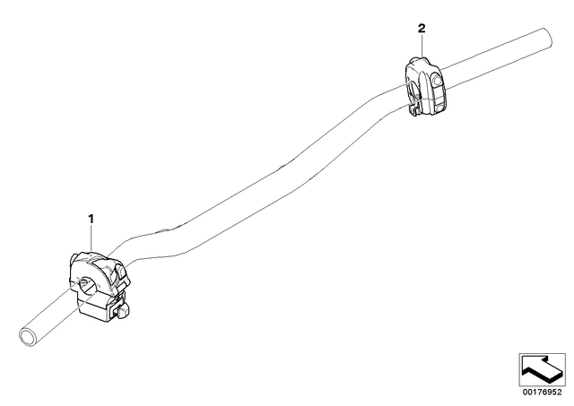 61318549089 - : Combination Switch Left for BMW-Motorrad Image