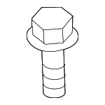 LR033039 - Electrical: Headlamp Assembly Screw for Land Rover: Defender 110, Defender 130, Defender 90, Discovery, Range Rover, Range Rover Sport, Range Rover Velar Image