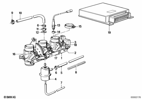 Throttle Valve and Actuator for 1990 BMW-Motorrad K 75 C #0