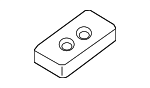 LFSP37 - Suspension: Motorcraftâ„¢ Mount Plate Pad for Ford Image