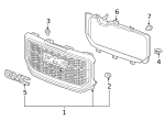 11570498 - Body: Inner Grille Screw for GM Image
