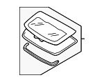 65430AE00C - Body: Sunroof Glass for Subaru Image