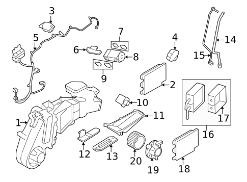Auxiliary Air Conditioner for 2005 Ford Freestyle #0