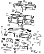 1DN87BD3AB - : Glovebox Door Latch for Mopar Image