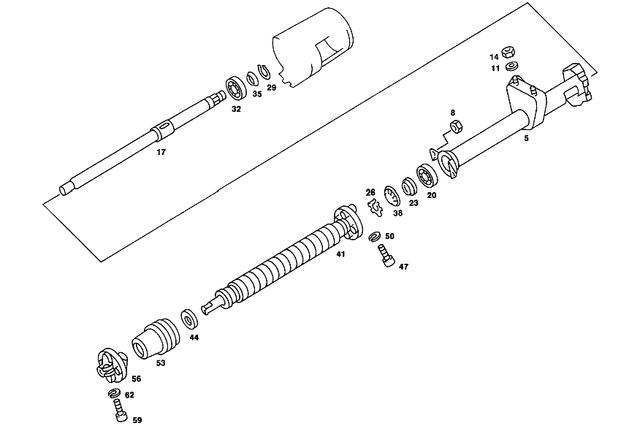 1234604709 - : Steering Shaft for Mercedes-Benz Image