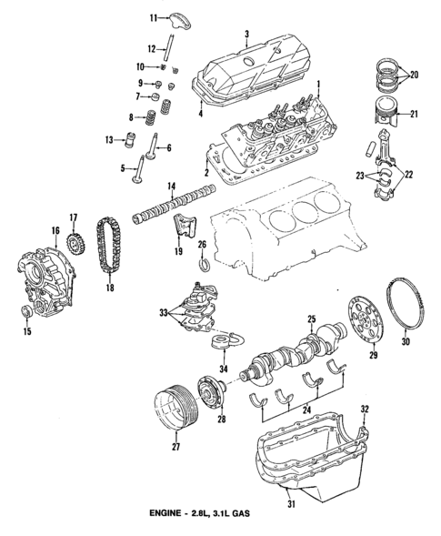 Engine for 1991 Isuzu Pickup #0