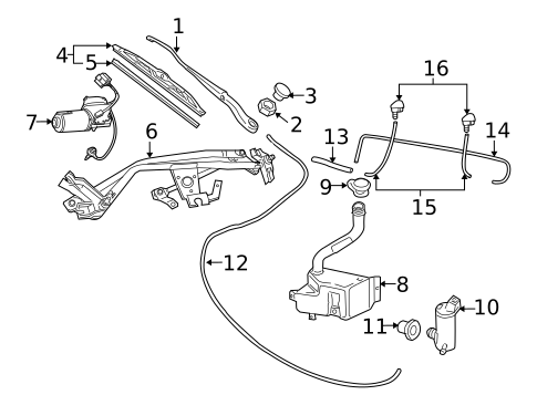 Wipers for 2006 Pontiac GTO #0