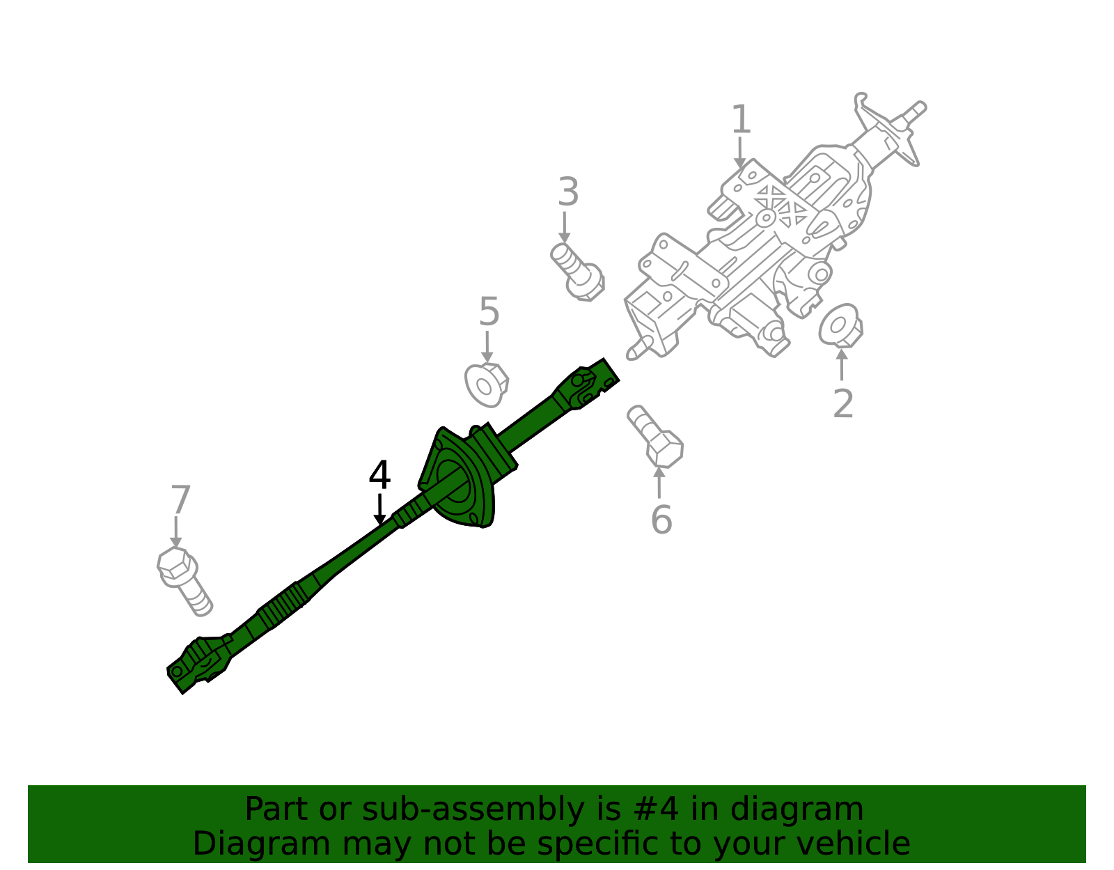 2012-2013 Hyundai Genesis Shaft Assembly 56400-3N100 | MotorMotor