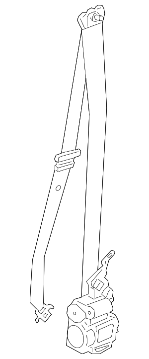 72117497861 - Body: Seat Belt Lap And Shoulder Belt for BMW: X5, X6, X7 Image