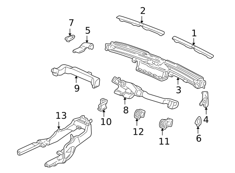 Ducts for 2003 Acura CL #0