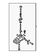 437003K010RY - : Gear Shift Assembly for Hyundai Image