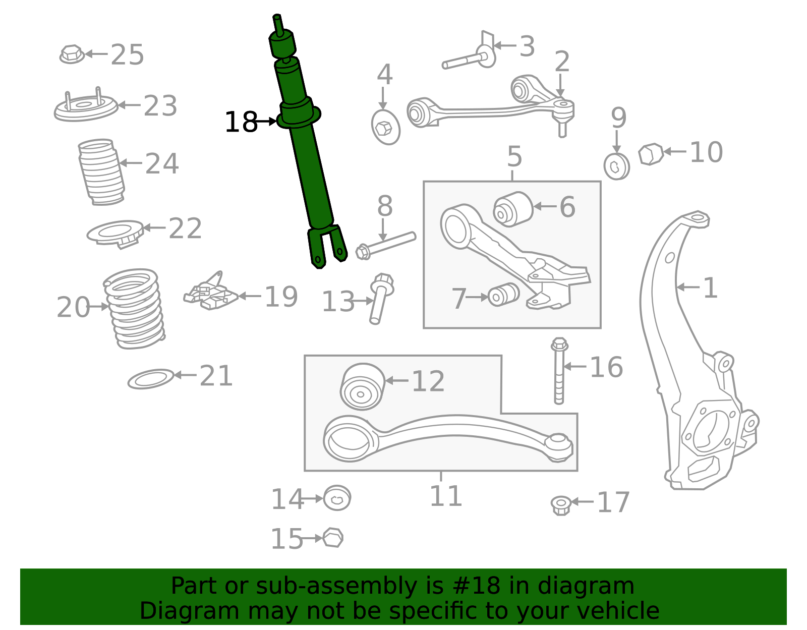 2013-2015 Jaguar Strut C2Z27765 | OEM Parts Online