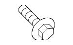 1125108201 - Body: Front Bracket Screw for Hyundai Image