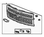 23181411 - Body: Grille for Chevrolet: Silverado 1500 Image
