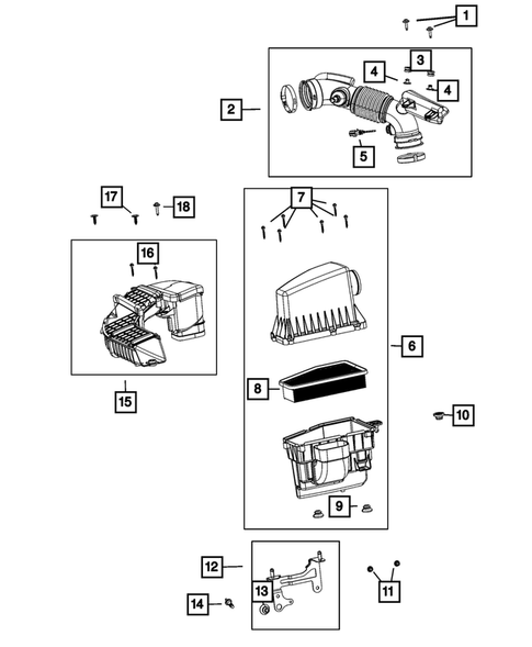 Air Cleaner for 2022 Jeep Cherokee #1